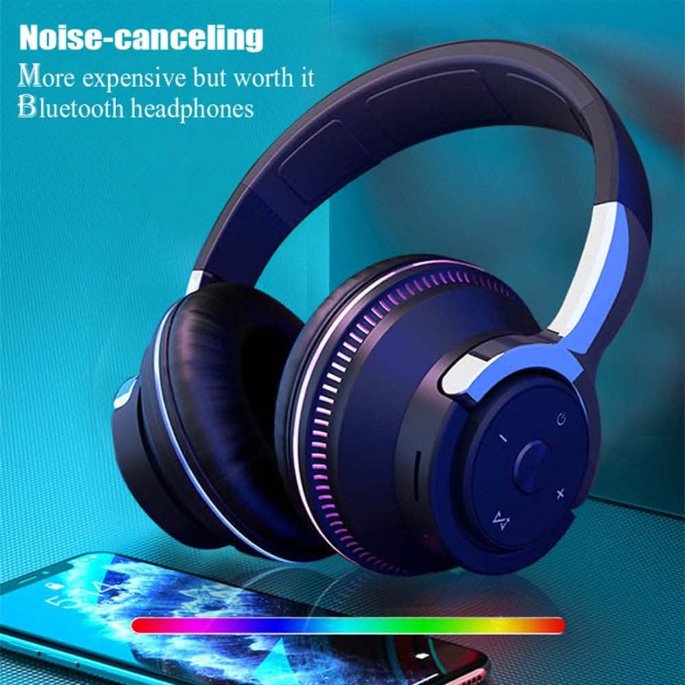 Casque de jeu Bluetooth sans fil Ninja Dragon avec lumières changeantes