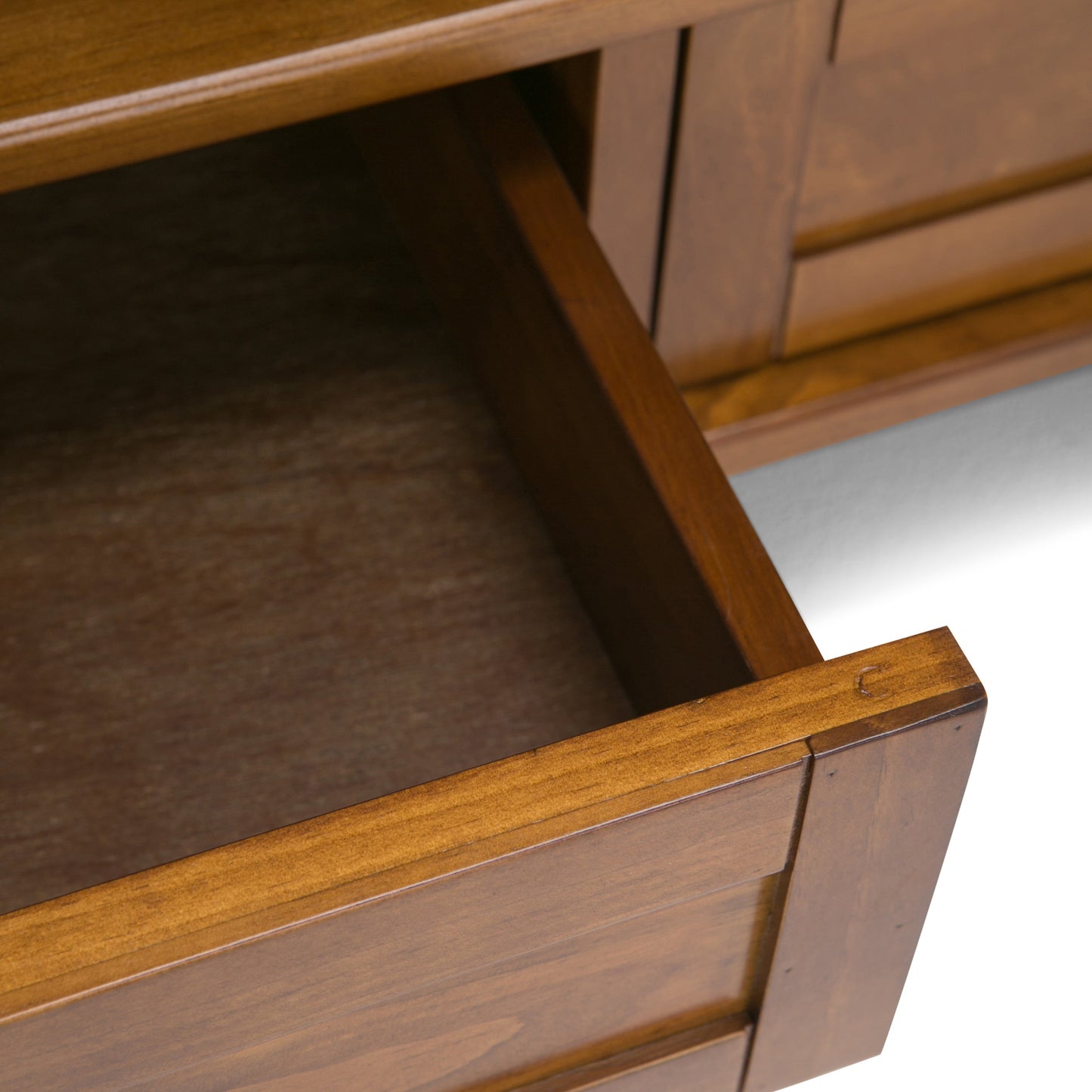 Warm Shaker 47 Inch Wide Solid Wood TV Stand