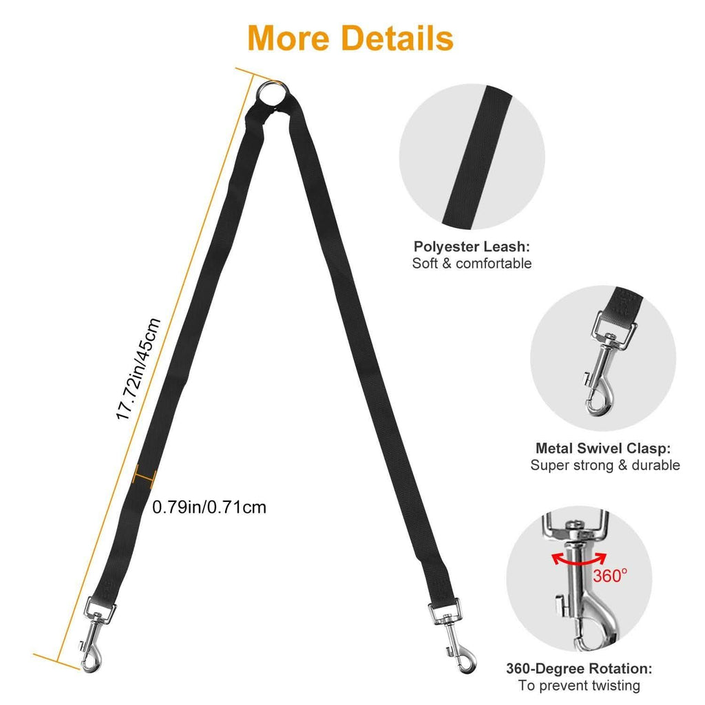 No-Tangle Dual Dogs Leash