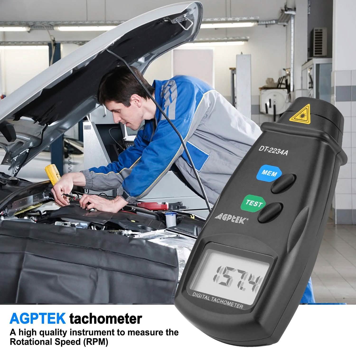 Non Contact Digital Tachometer 20713A