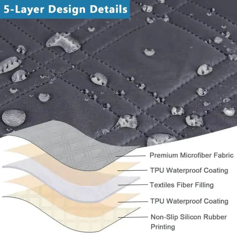 Non Slip Recliner Chair Cover, Washable Reclining Chair/Furniture Protector