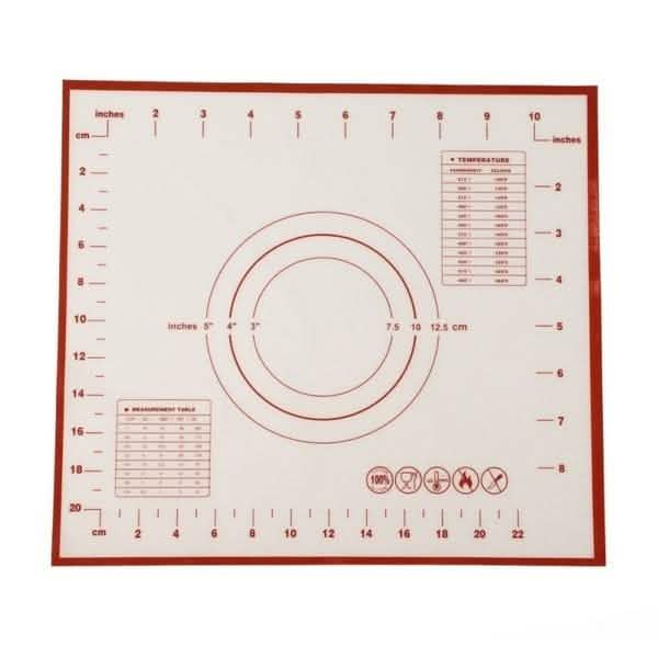 Tapis de pâtisserie en silicone antidérapant