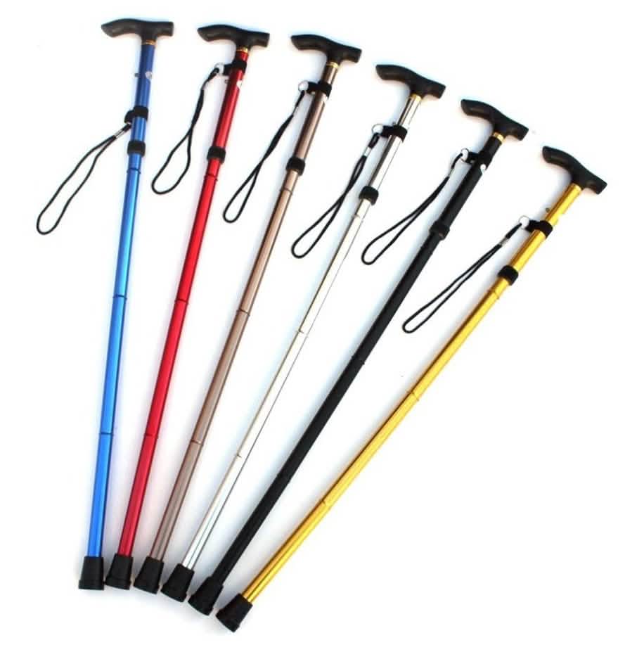 Canne de marche pliante en aluminium portable