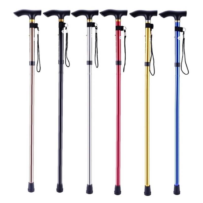 Canne de marche pliante en aluminium portable