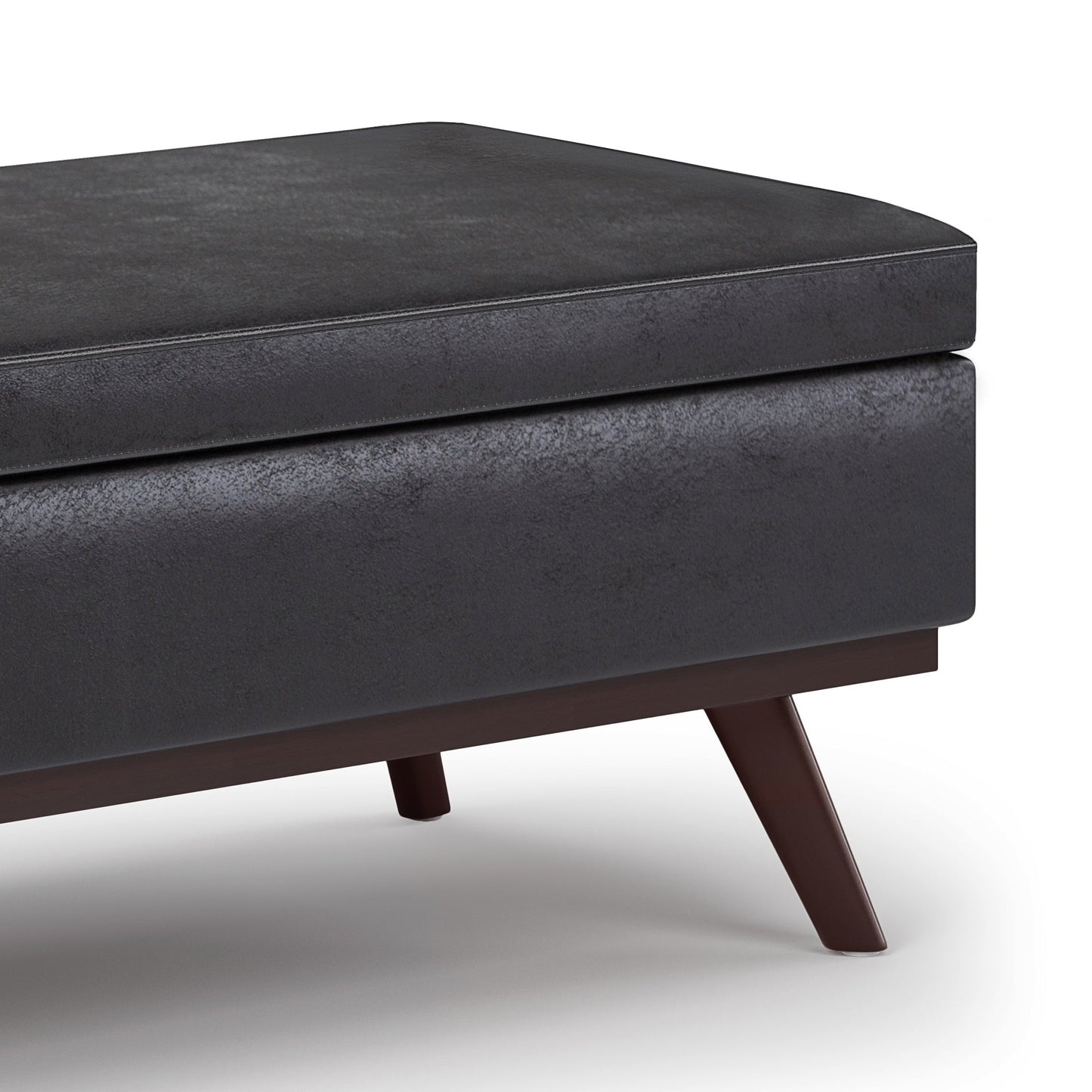 Owen 42 Inch Wide Lift Top Large Coffee Table Storage Ottoman