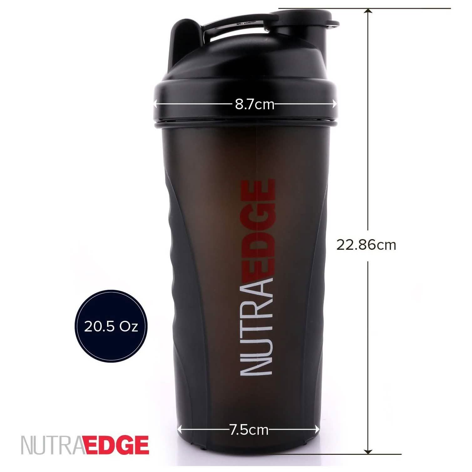 Bouteille Shaker Blender Nutraedge 600 ml - Sans BPA