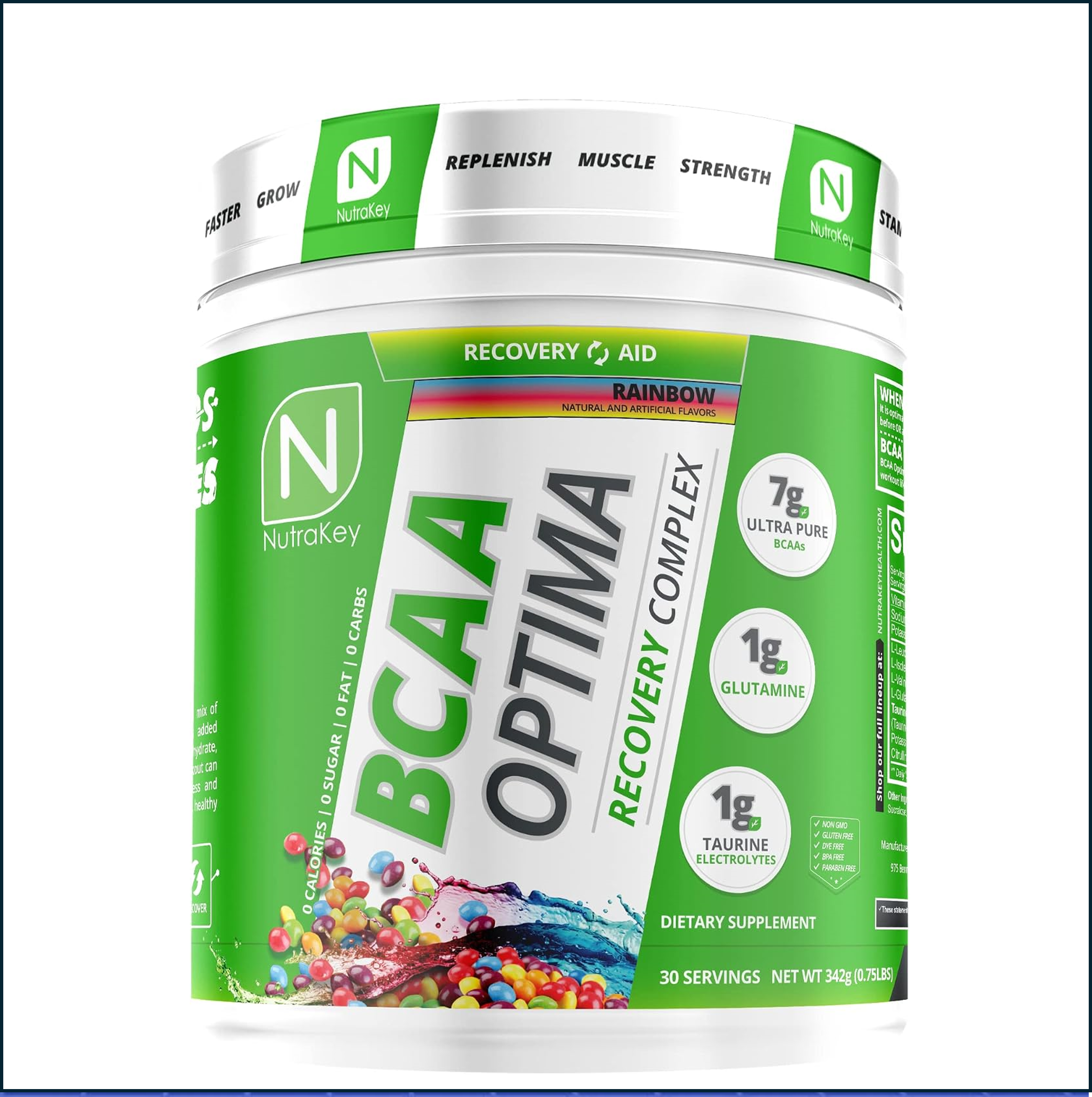 Nutrakey BCAA Optima, 30 Servings
