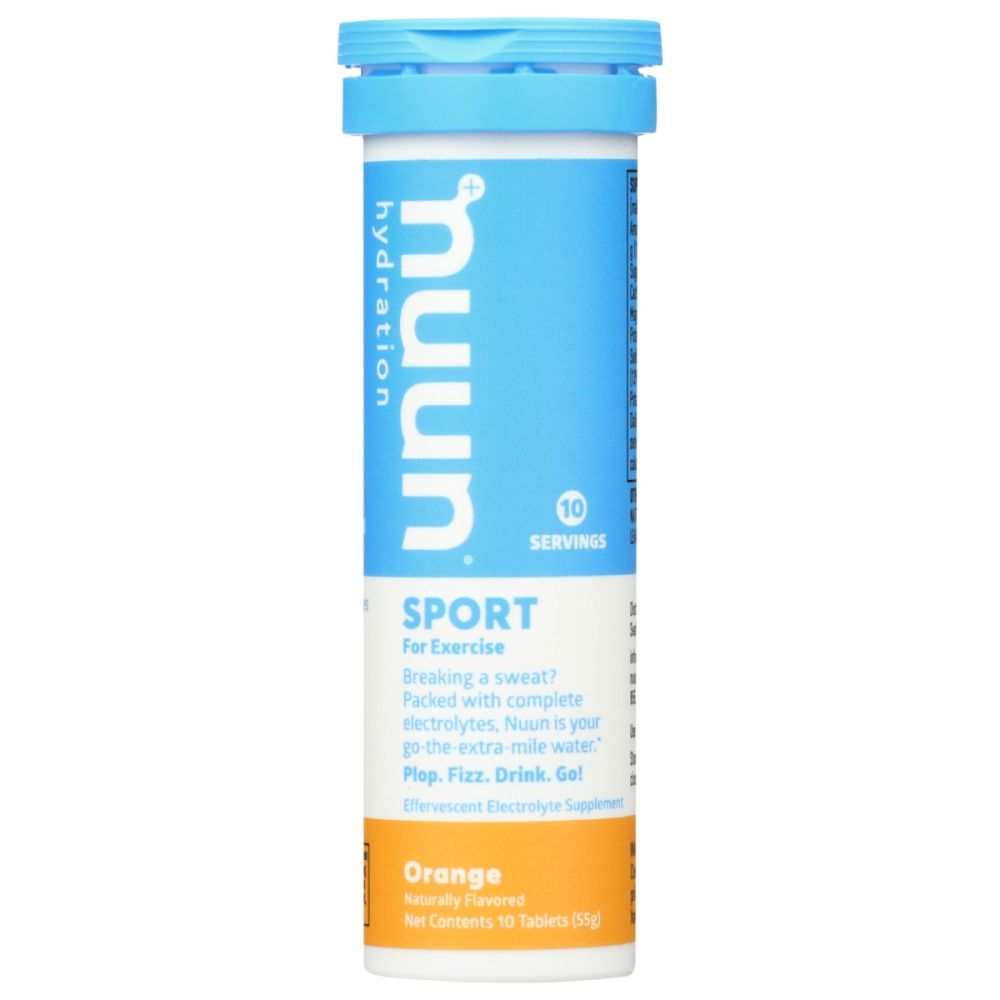 NUUN Sport Orange -Hydrating Electrolyte Tablets for Active Lifestyles