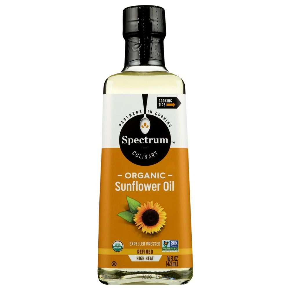 Spectrum NATURALS Organic Sunflower Oil Refined - 16 fl oz | Healthy
