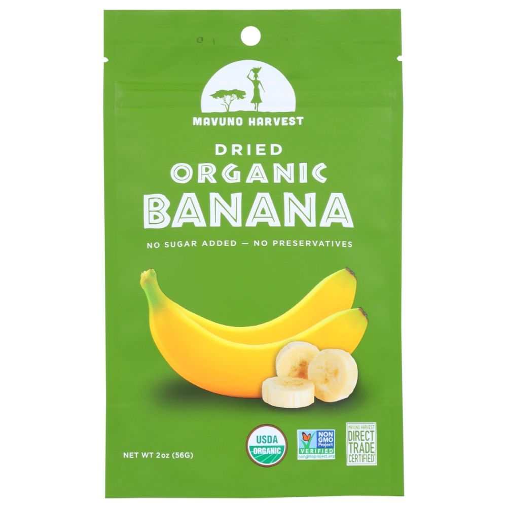 MAVUNO HARVEST: Organic Dried Banana - Natural & Vegan | Gluten-Free