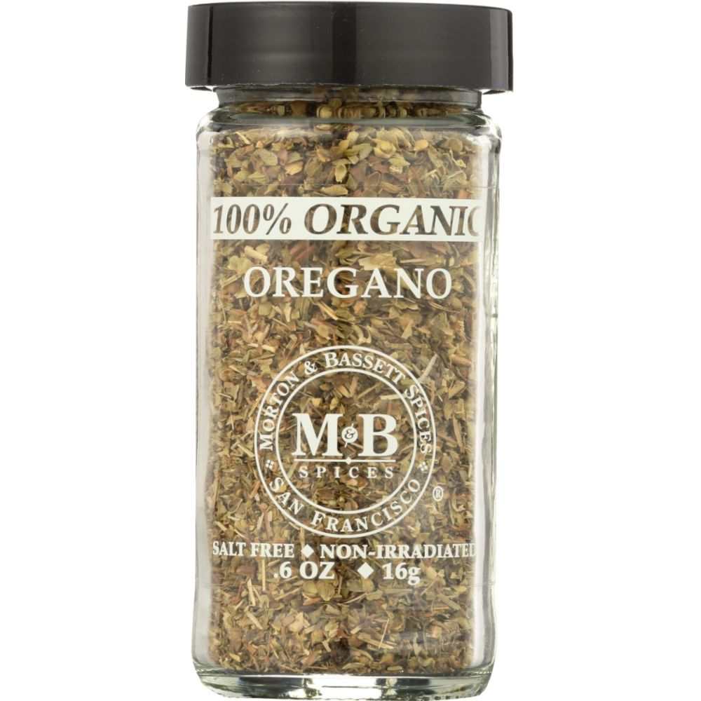 MORTON & BASSETT Oregano Organic - Fresh & Aromatic Spice for Cooking 0.6oz
