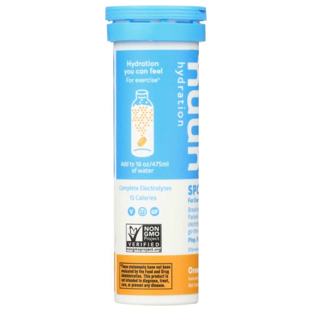NUUN Sport Orange -Hydrating Electrolyte Tablets for Active Lifestyles