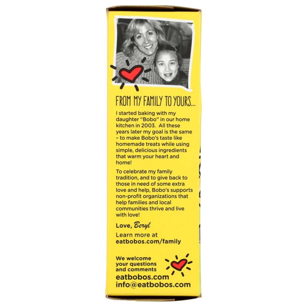 BOBO'S OAT BARS: Lemon Poppyseed Oat Bites, 6.5 oz