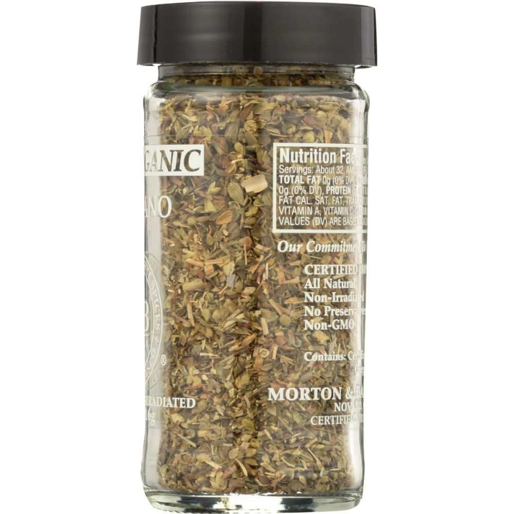 MORTON & BASSETT Oregano Organic - Fresh & Aromatic Spice for Cooking 0.6oz