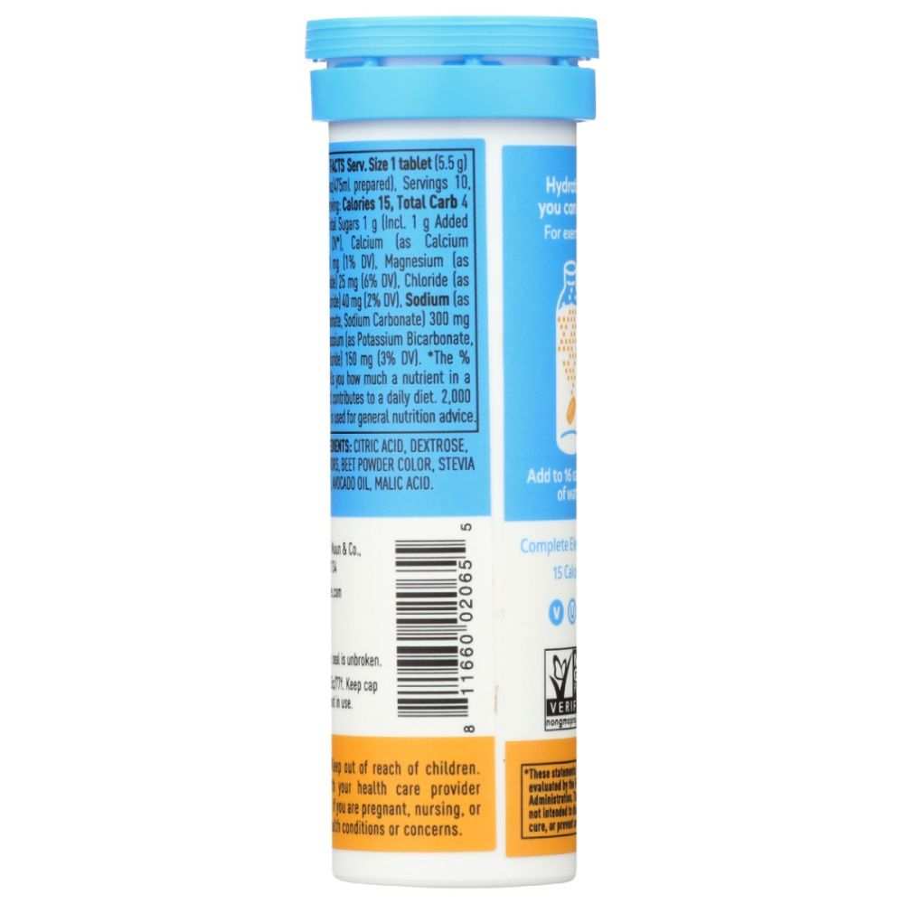 NUUN Sport Orange -Hydrating Electrolyte Tablets for Active Lifestyles