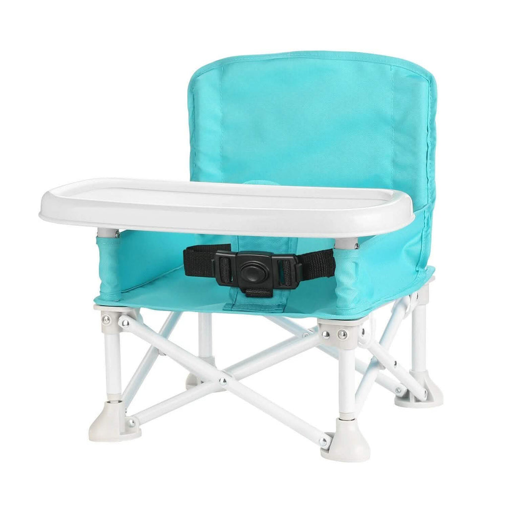 Chaise Haute Pliante Portable de Voyage ODOLAND Siège Rehausseur avec Plateau pour Bébé et Nourrisson