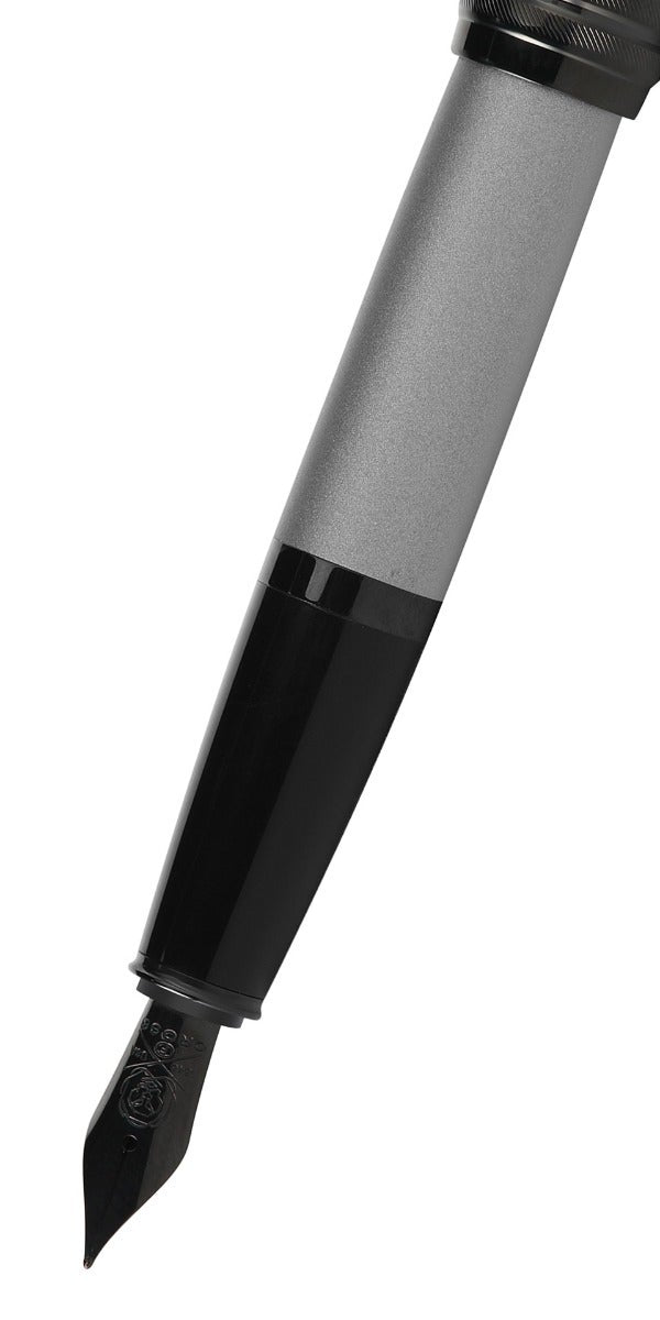 Bailey™ Matte Gray Lacquer Stainless Steel Fine Nib Fountain Pen
