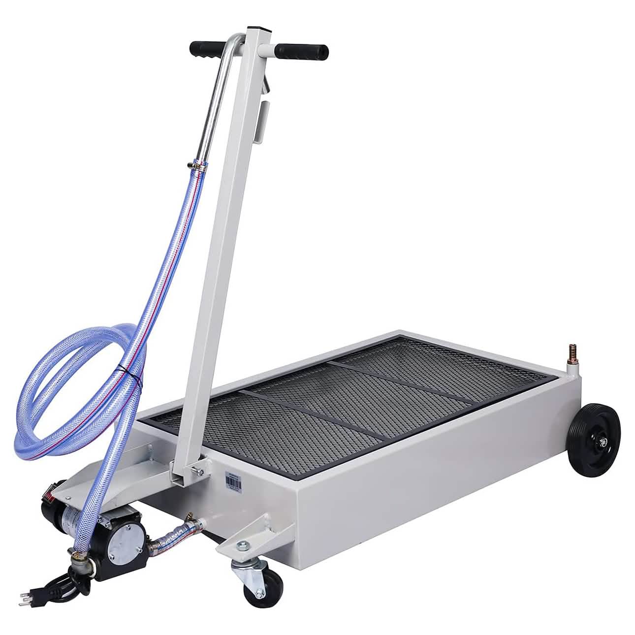 Bac de récupération d'huile avec pompe électrique