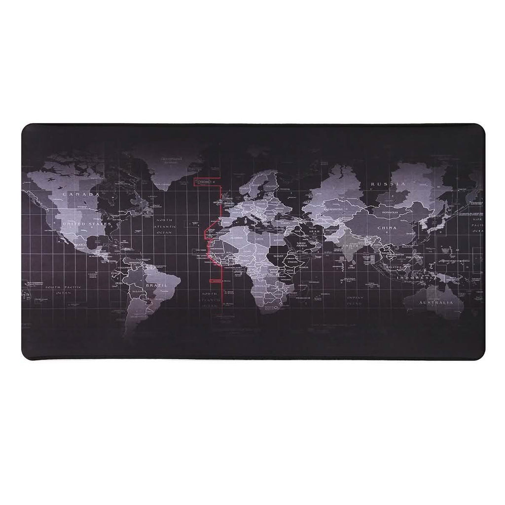 Tapis de souris pour le gaming et le bureau, couverture complète du bureau, carte du monde antique