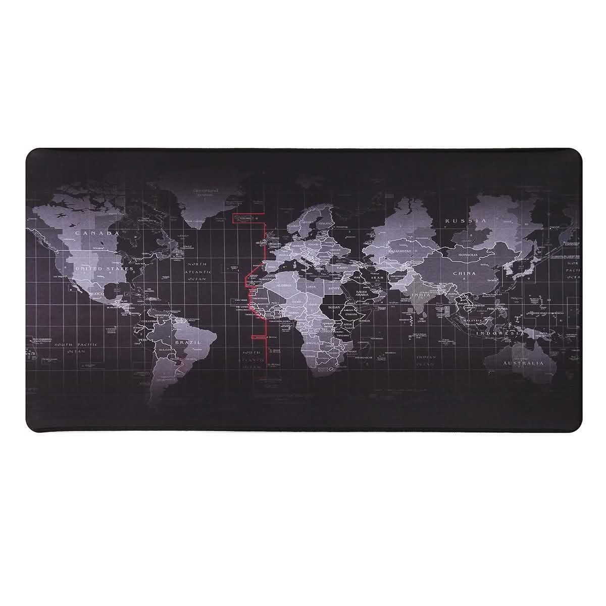 Tapis de souris pour le gaming et le bureau, couverture complète du bureau, carte du monde antique