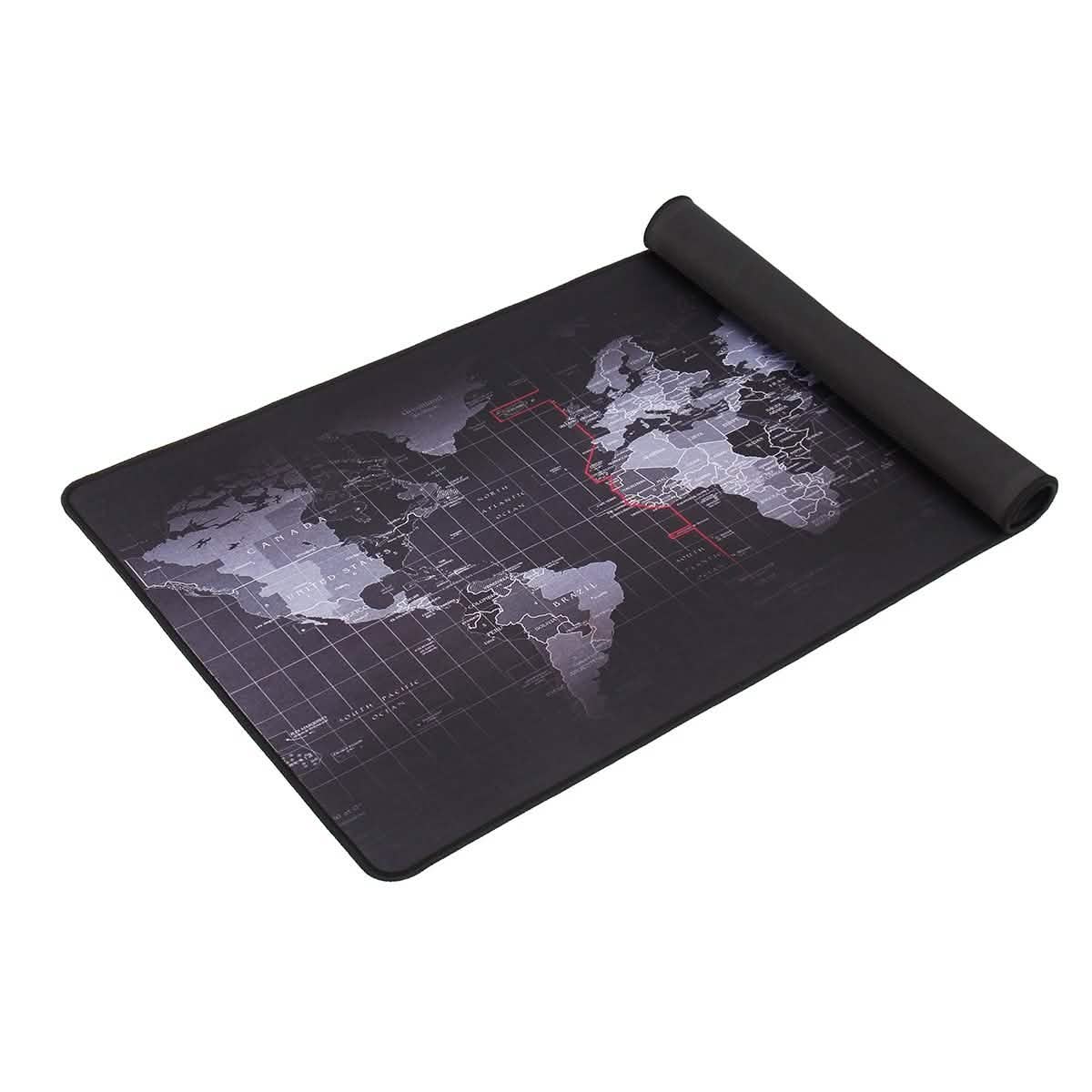 Tapis de souris pour le gaming et le bureau, couverture complète du bureau, carte du monde antique