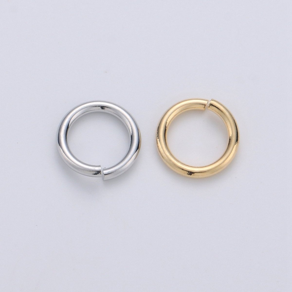 Open Jump Ring Real Gold Plated Jump Ring 4mm, 7mm with 20 gauge / 0.8mm thickness for Jewelry Supply Component 10gram SP-1580 SP-1581 SP-1592 SP-1593