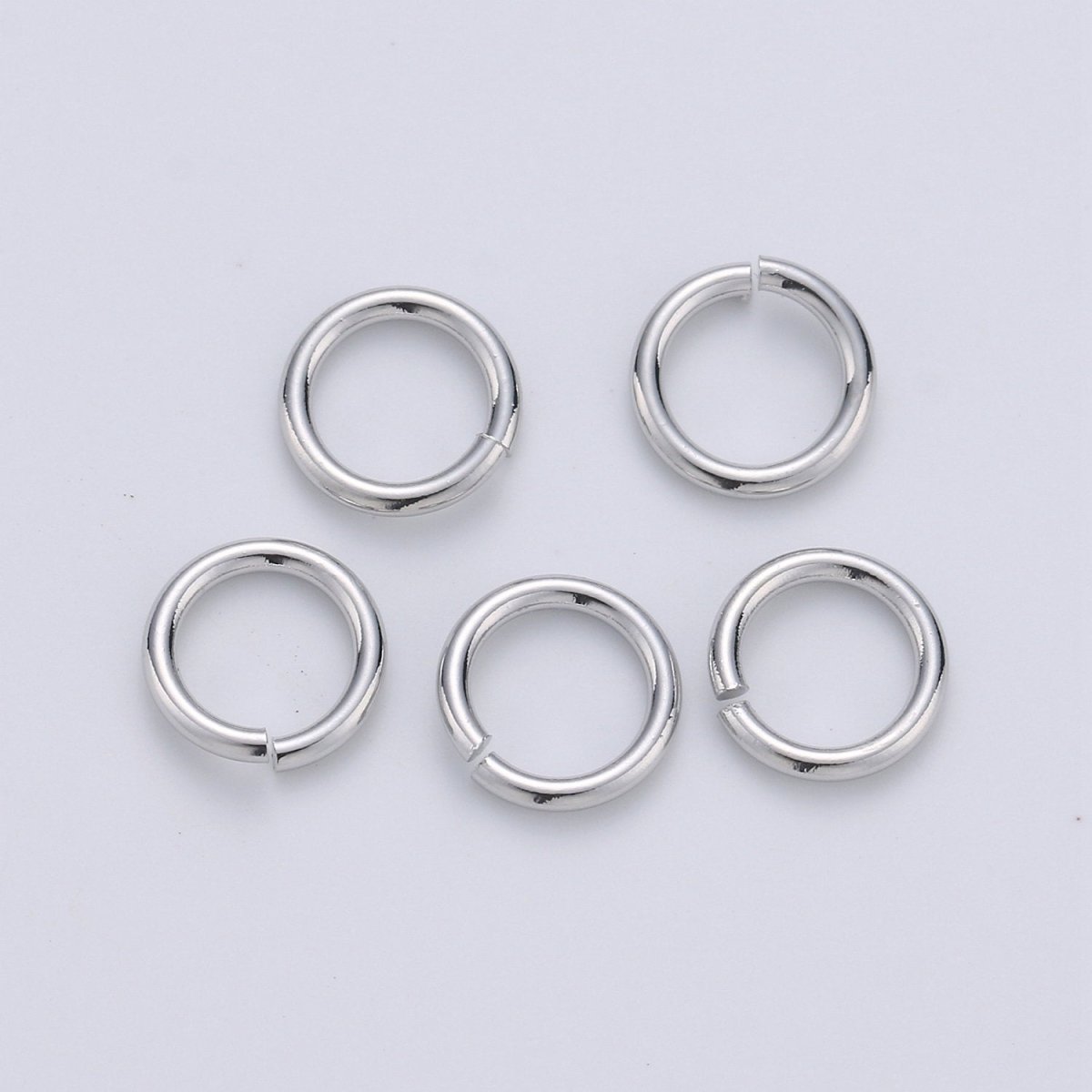 Open Jump Ring Real Gold Plated Jump Ring 4mm, 7mm with 20 gauge / 0.8mm thickness for Jewelry Supply Component 10gram SP-1580 SP-1581 SP-1592 SP-1593