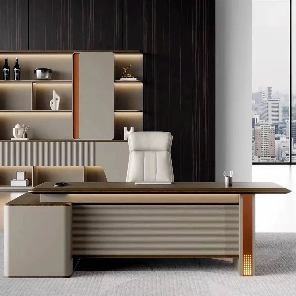 Oxley · Modern L-Shaped Executive Desk