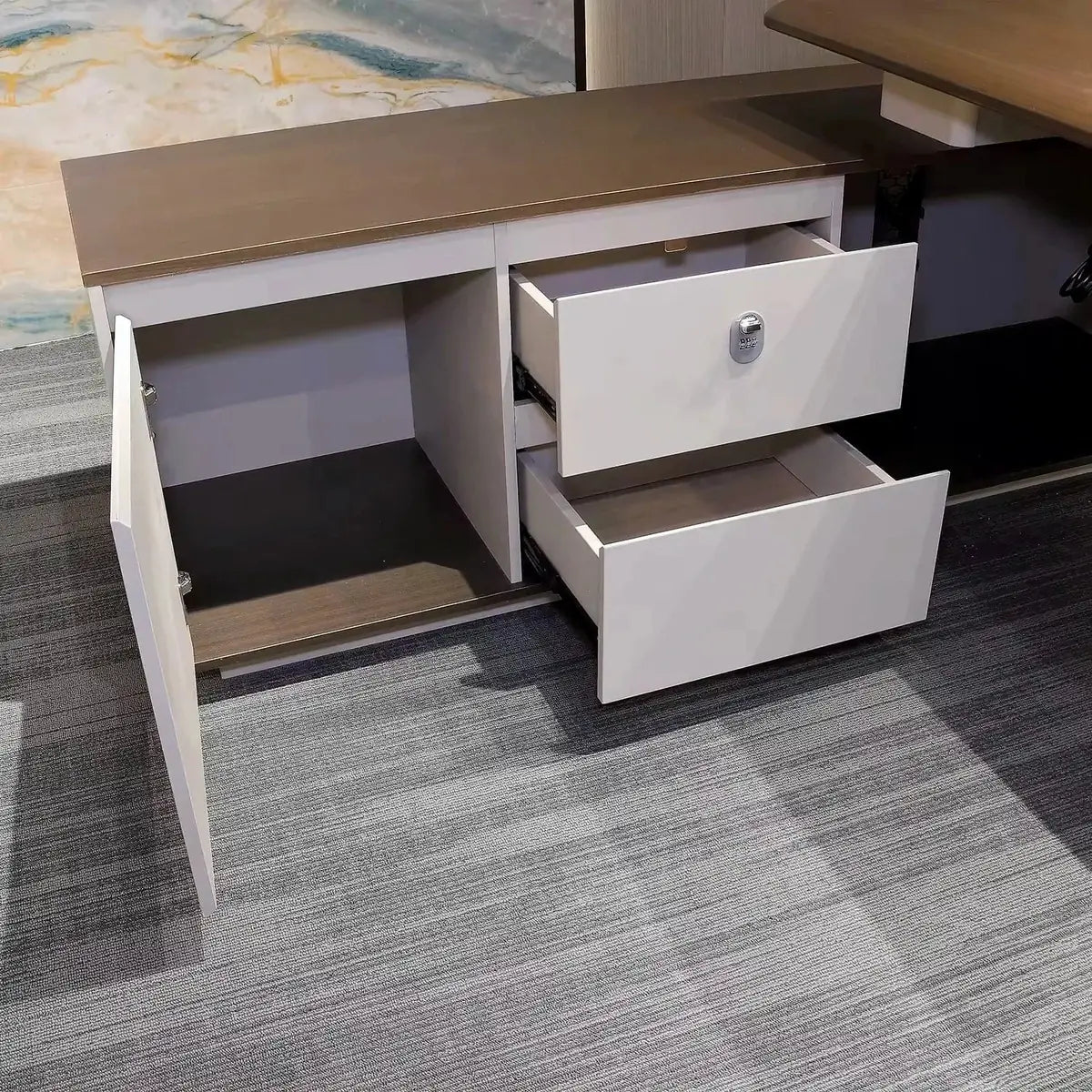 Oxley · Modern L-Shaped Executive Desk