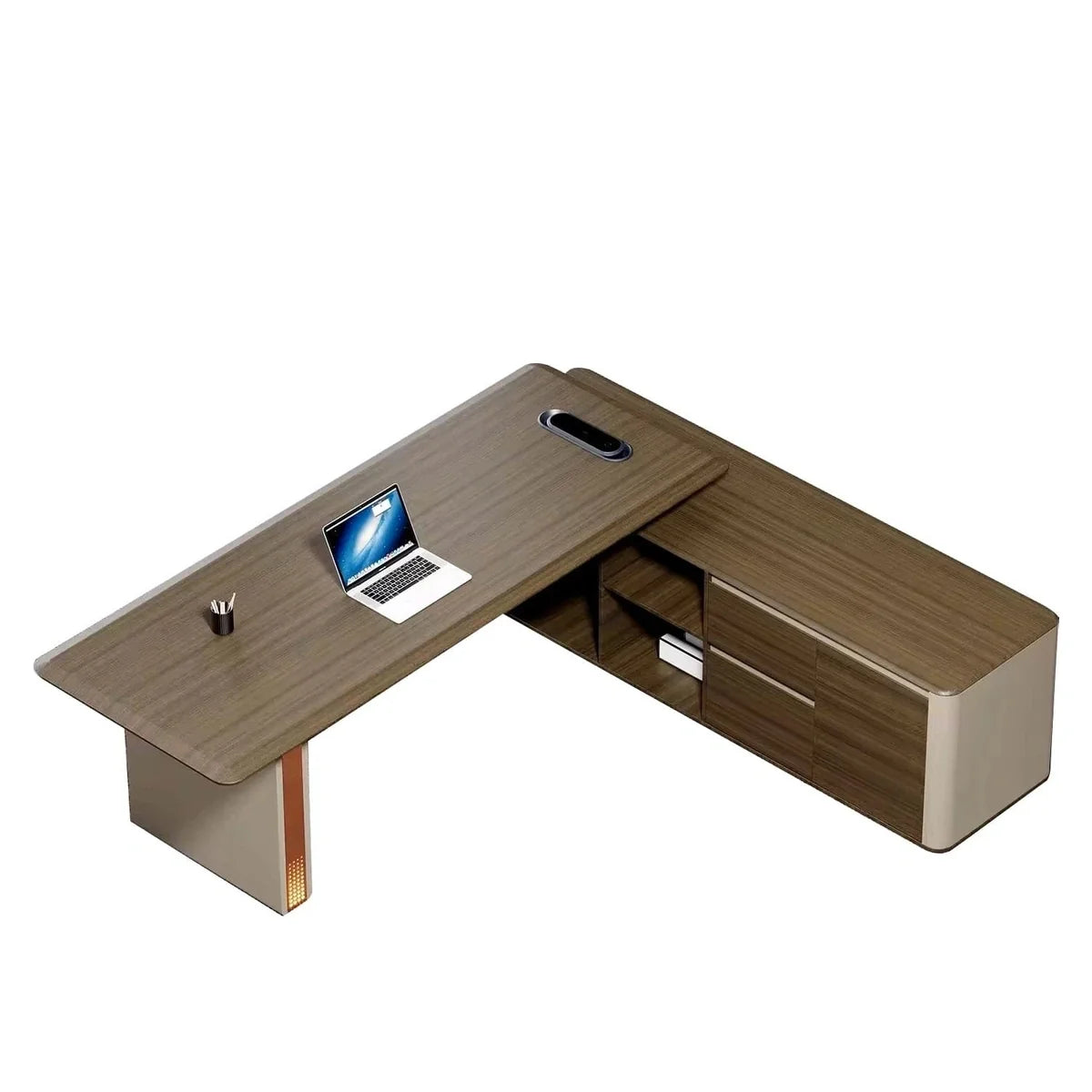 Oxley · Modern L-Shaped Executive Desk