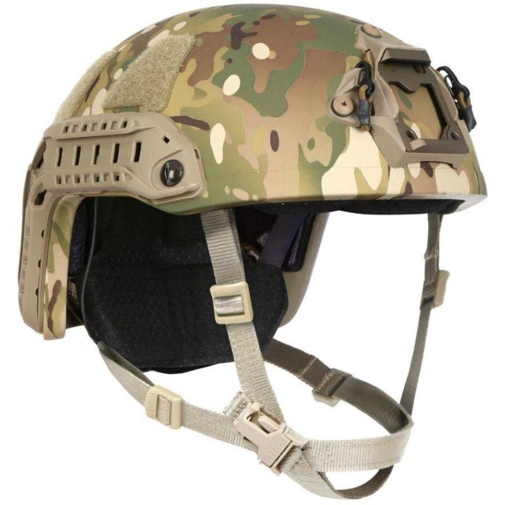 Ops-Core RF1 Helmet: Protects Against AK-47 Rounds with MBS Shroud & PowerPath ARC Rails