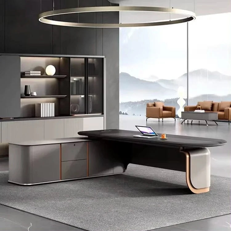 Ordin · Modern L-Shaped Executive Desk