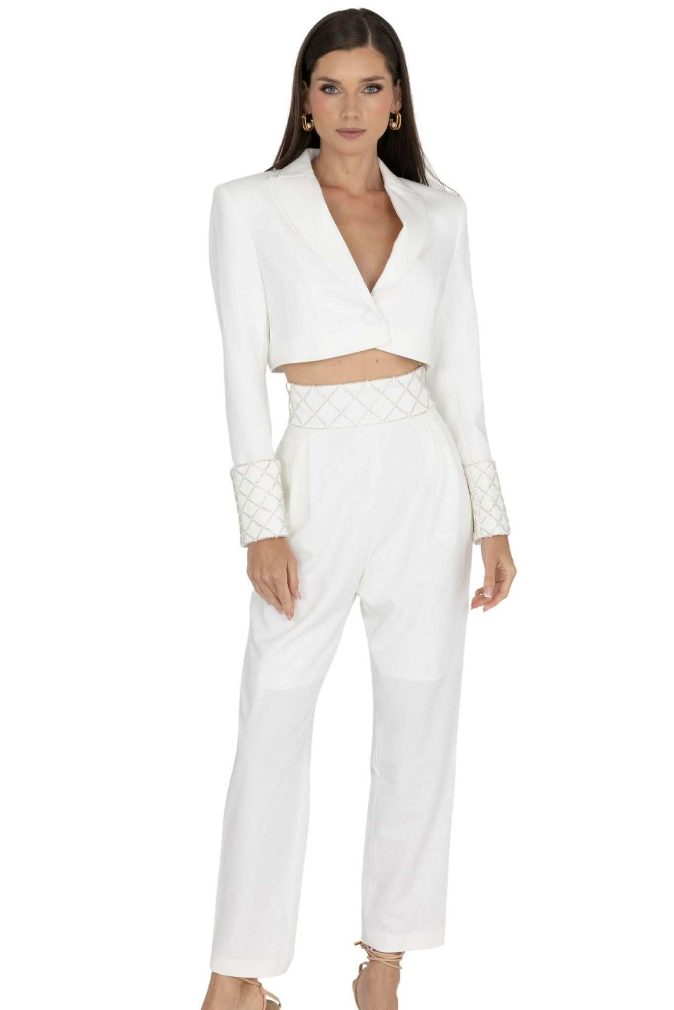 Orchid White Blazer