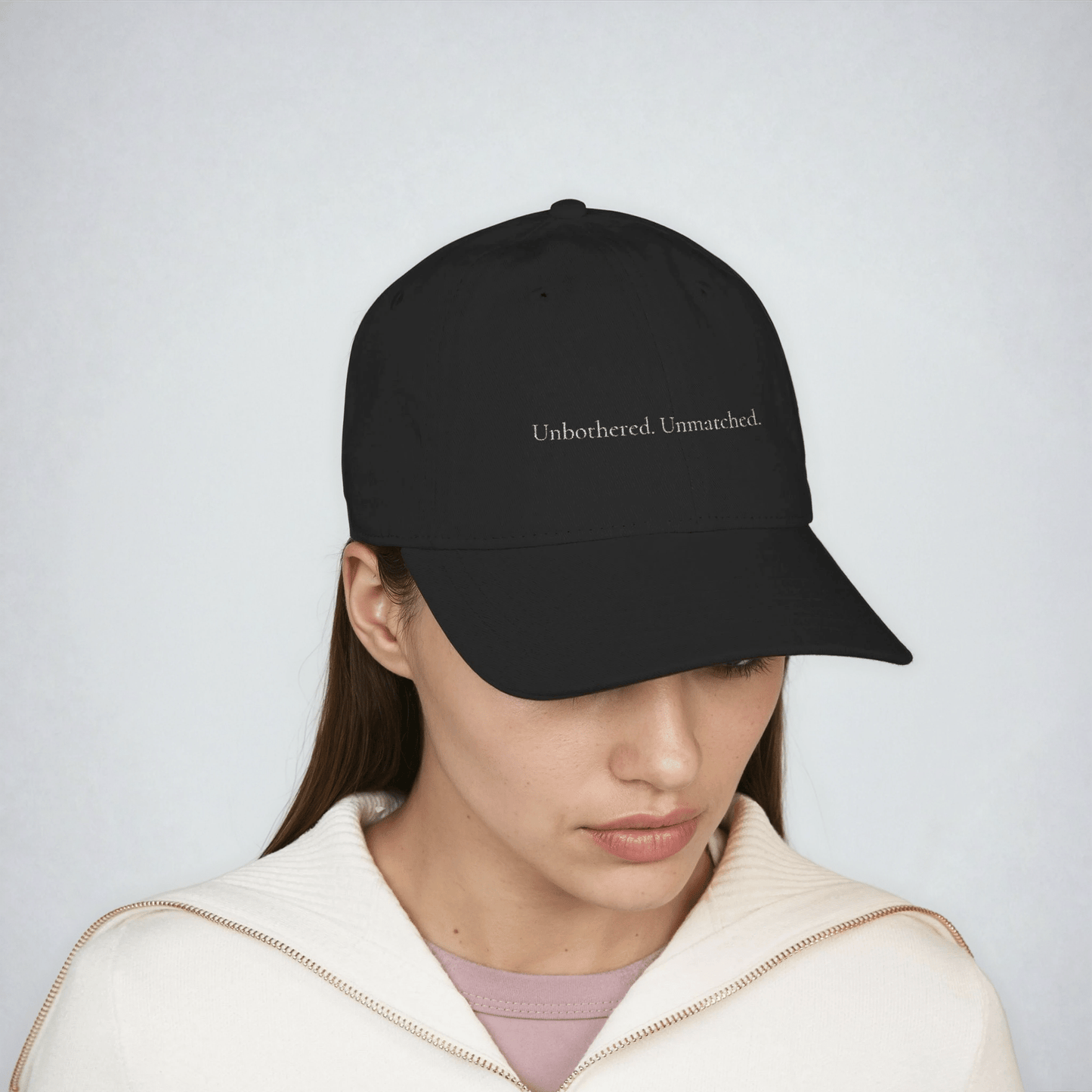 Organic Cotton  Embroidered Baseball Cap