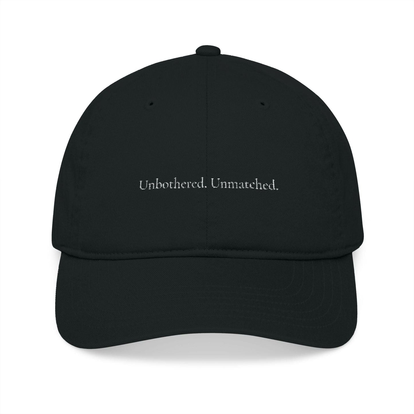 Organic Cotton  Embroidered Baseball Cap
