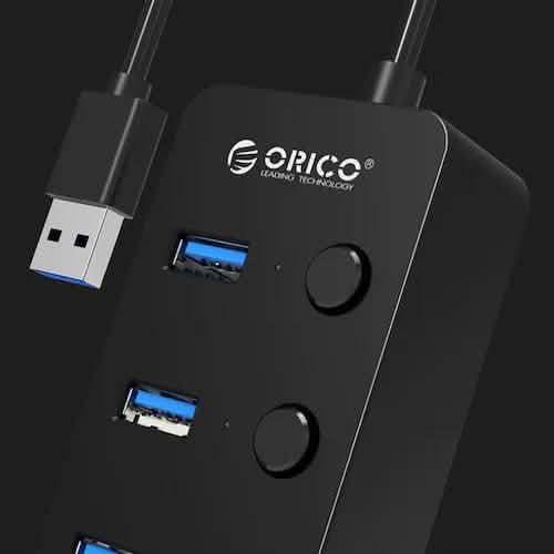 Concentrateur ORICO Splitter 4 ports USB 3.0 à conception ouverte