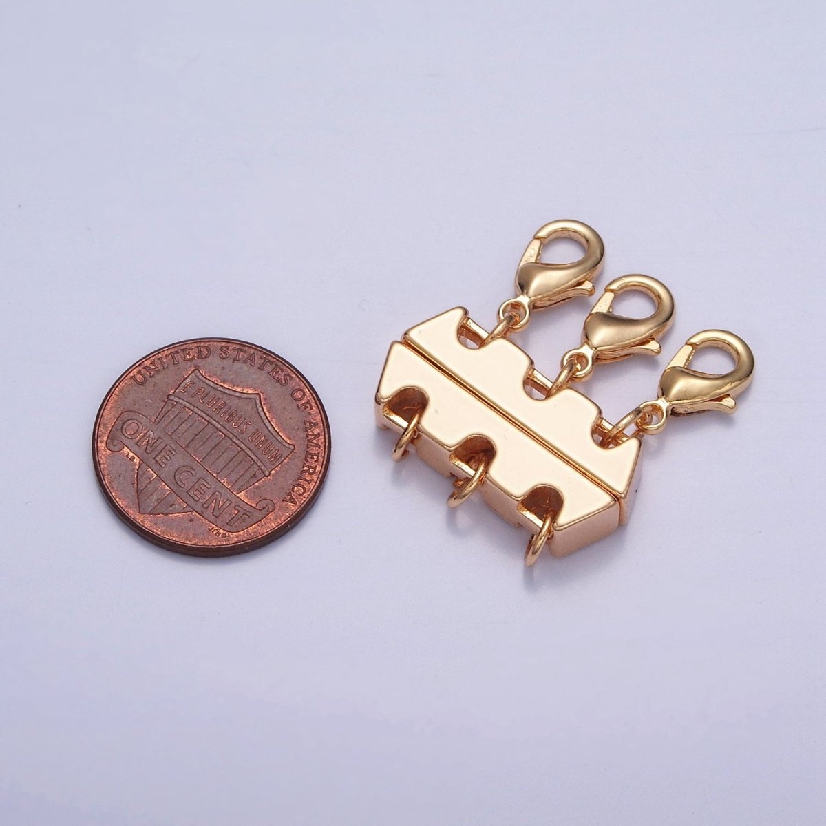 OS Gold Layered Necklace Clasp Detangler Necklace Separator for Layering – Light Weight, Tangle Free and Tarnish Free  L-780 L-781
