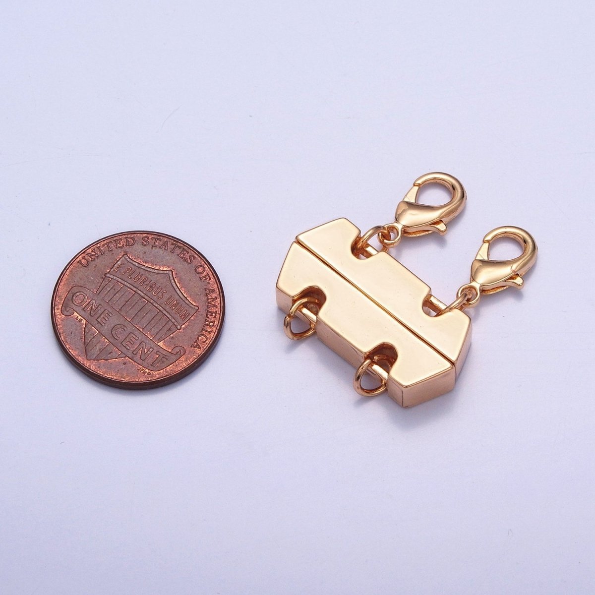 OS Gold Layered Necklace Clasp Detangler Necklace Separator for Layering – Light Weight, Tangle Free and Tarnish Free  L-780 L-781