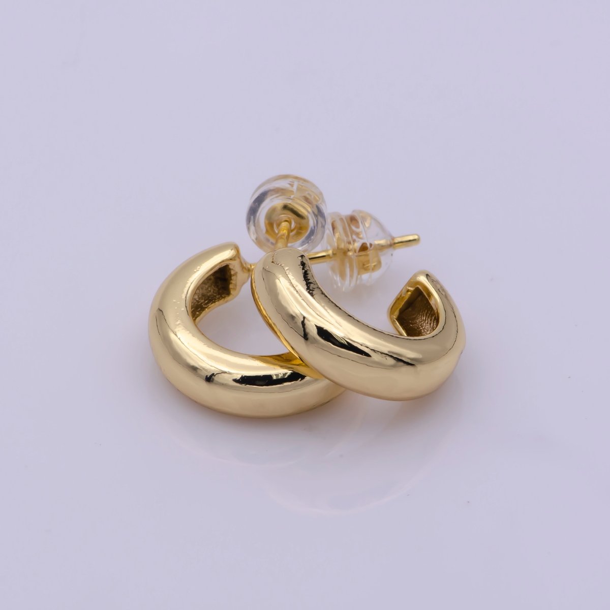 Minimalist Geometric Earrings Classic Tube Hoop Earring Gold Filled Hoop Earring Gift For Her! T-239