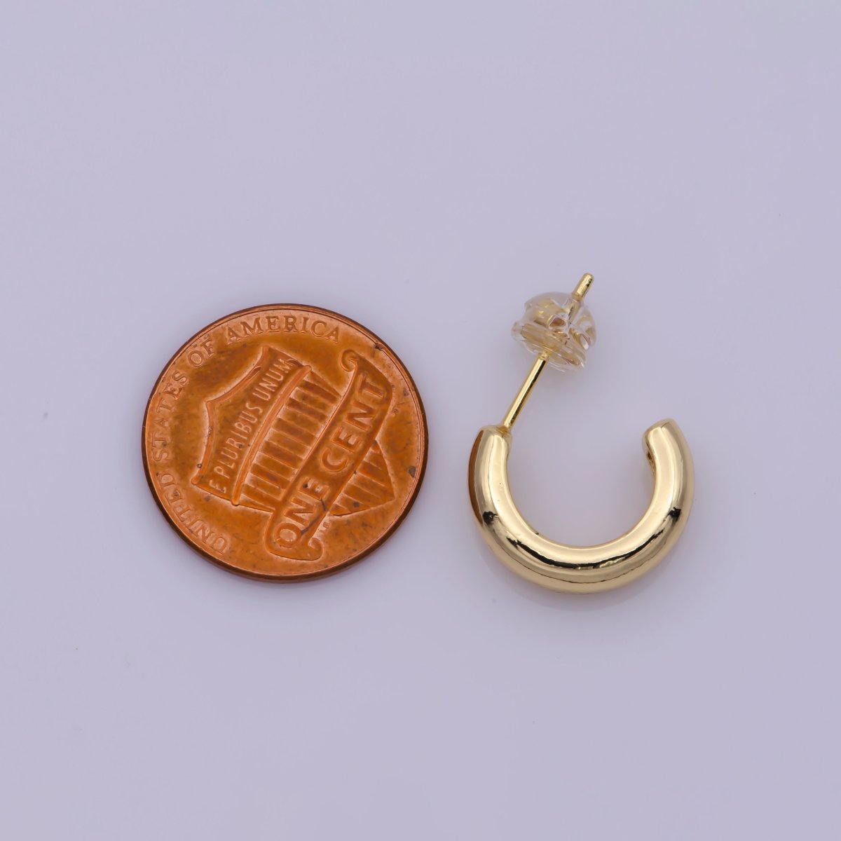 Minimalist Geometric Earrings Classic Tube Hoop Earring Gold Filled Hoop Earring Gift For Her! T-239
