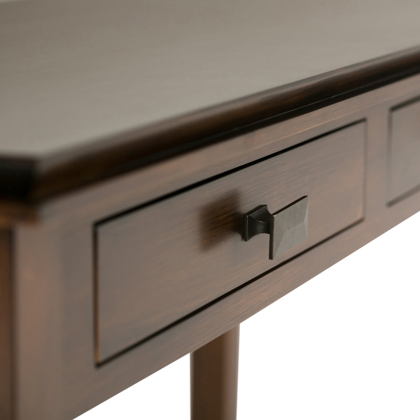 Artisan 46 Inch Wide Solid Wood Console Sofa Table in Russet