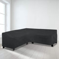 Outdoor L Shape Sofa Covers Water Resistant