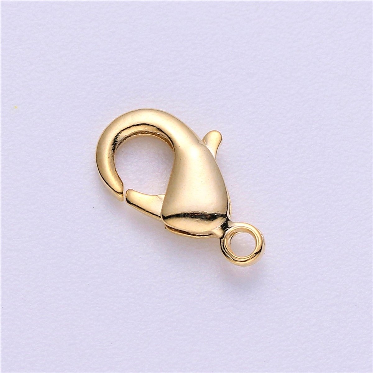 24K Gold Filled 12mm x 7mm Lobster Clasps Closure Supply | K-117 K-241