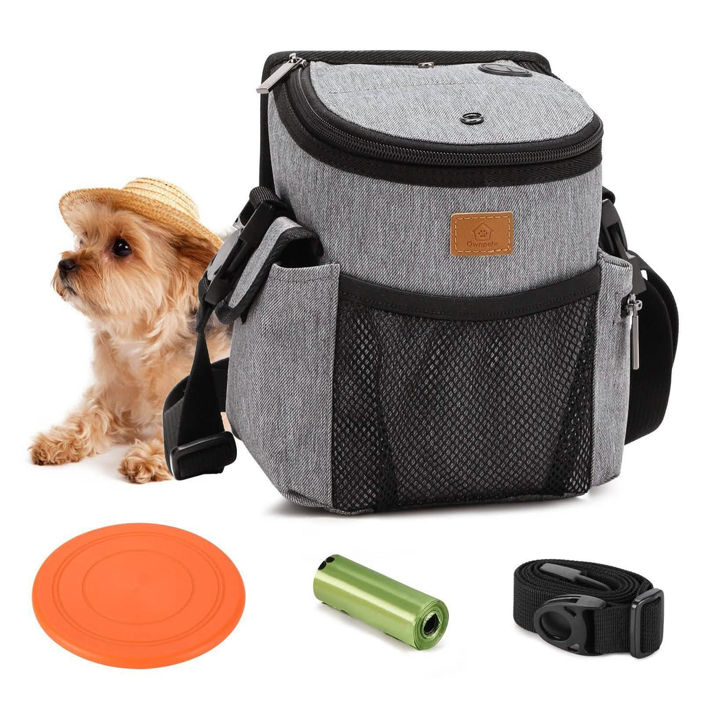 Ownpets 犬用トリートトレーニングポーチ ポケット付き クロスボディバッグ
