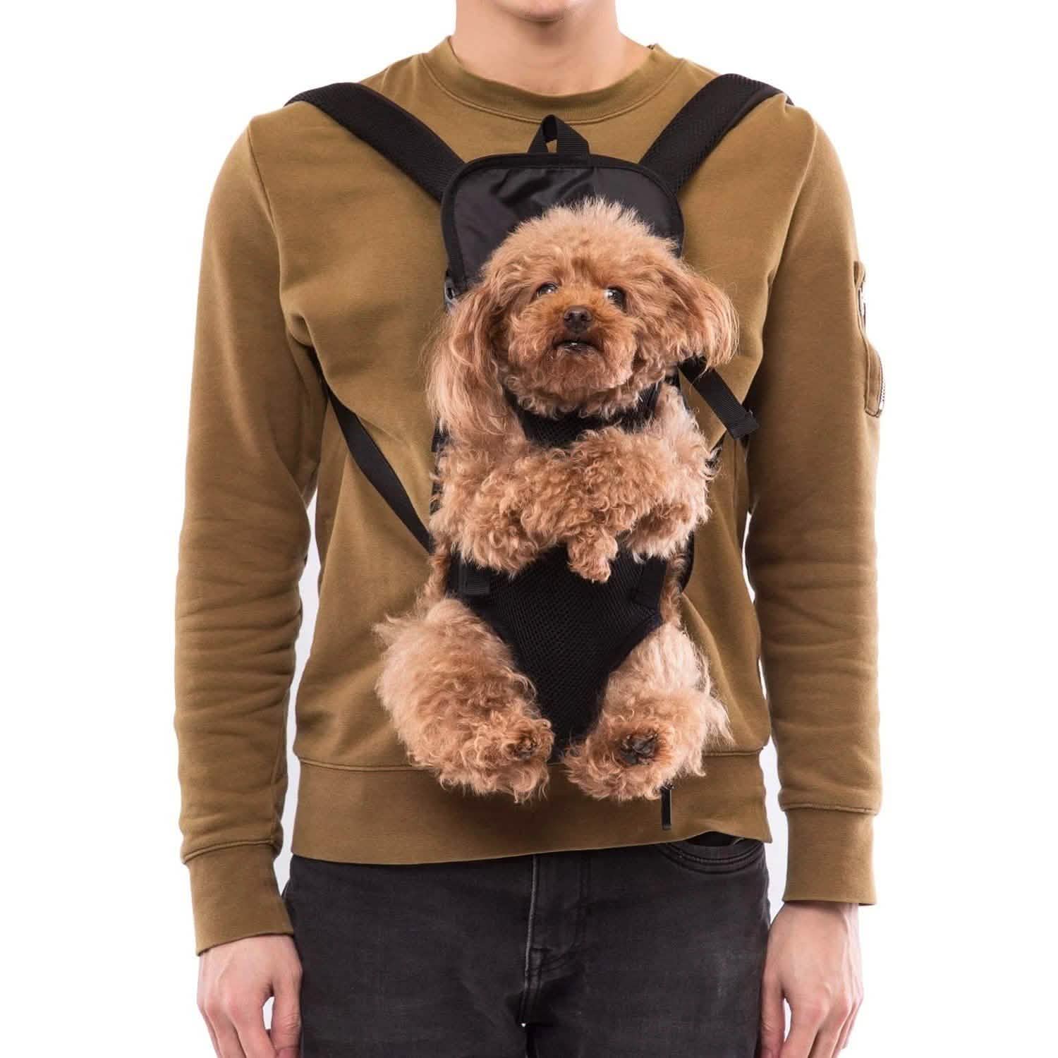 Porte-chien avant Ownpets avec pattes extérieures