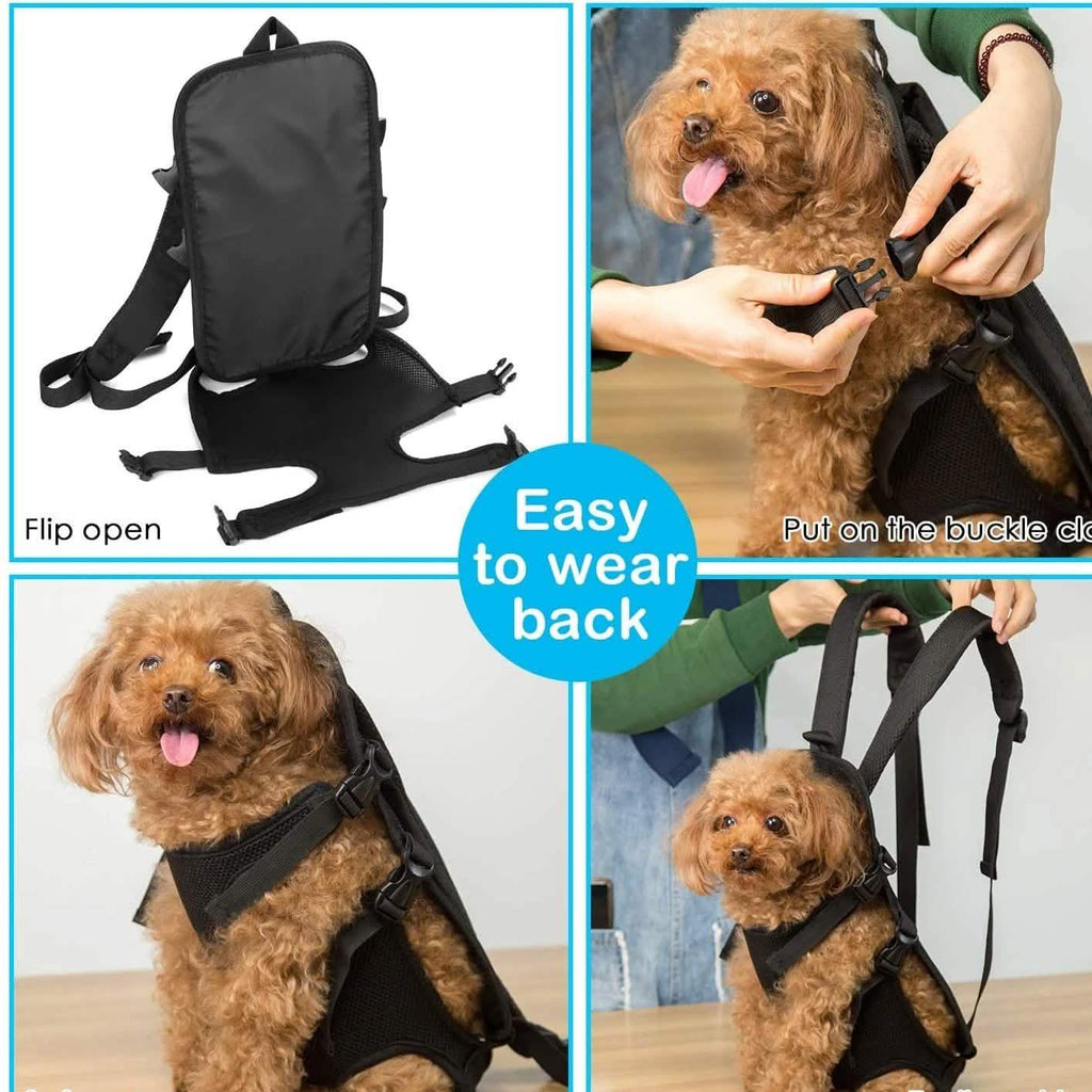 Porte-chien avant Ownpets avec pattes extérieures