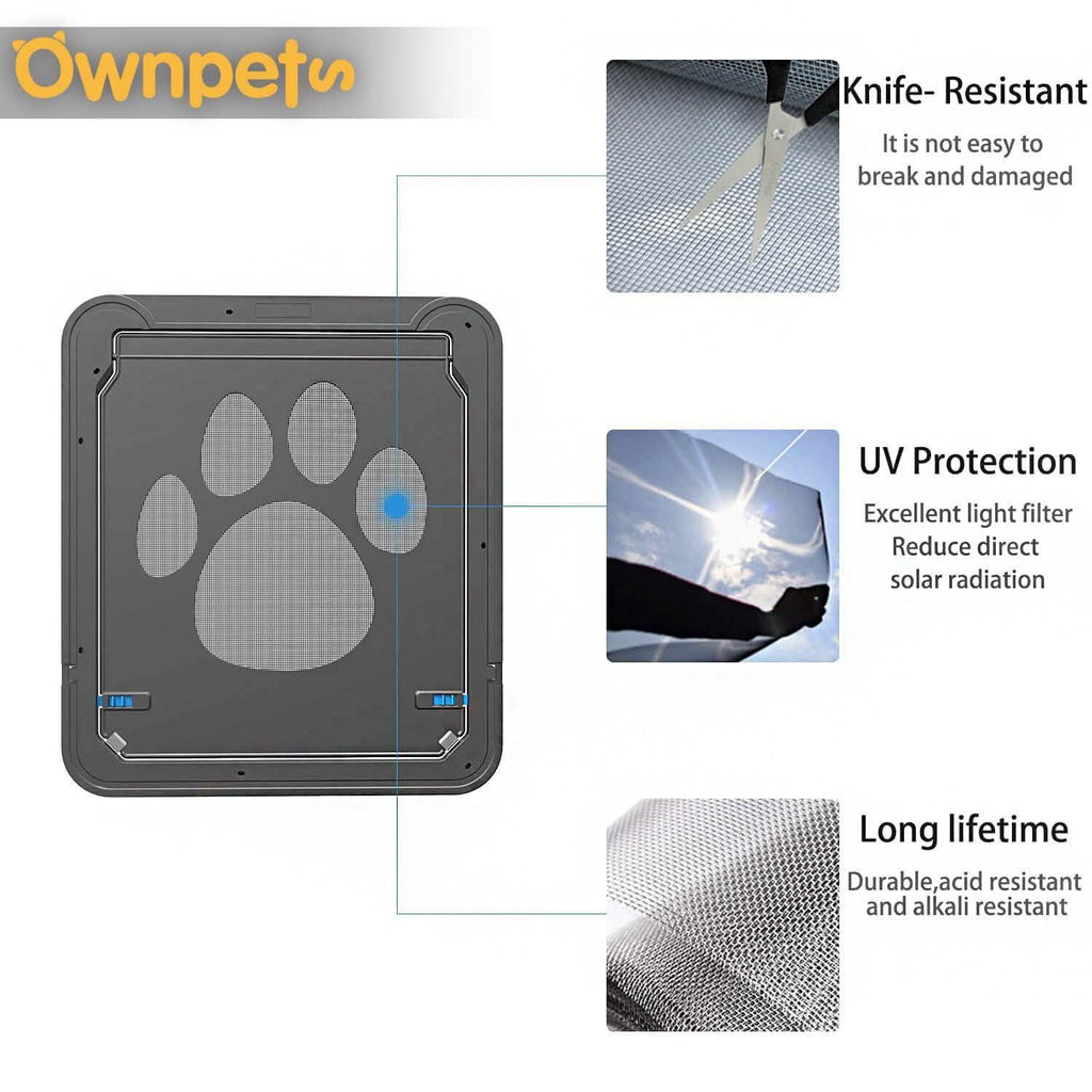 Porte Moustiquaire Magnétique pour Chien OWNPETS