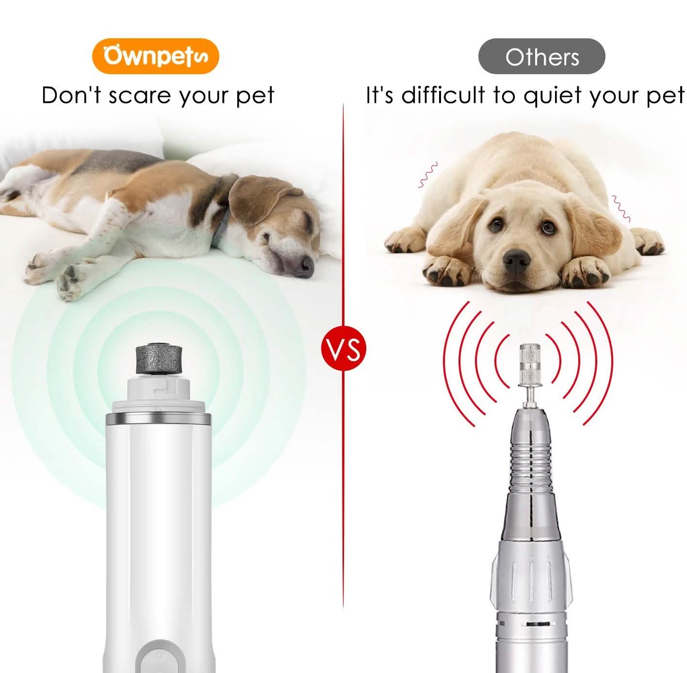 Ownpets充電式ペット用爪切りツールキット
