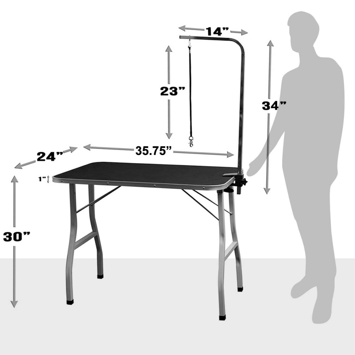 Table de toilettage pliable pour animaux Oxgord 36"