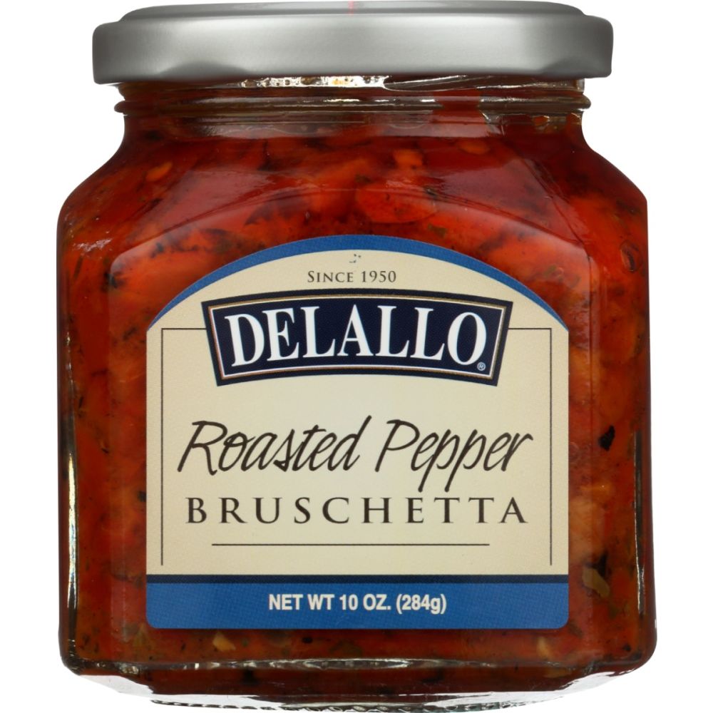 DELALLO: Roasted Pepper Bruschetta, 10 oz